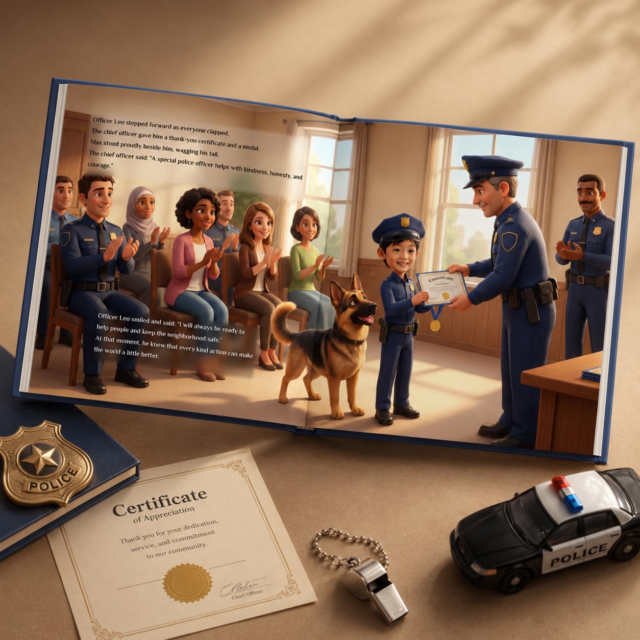 Boy, the Little Police Officer