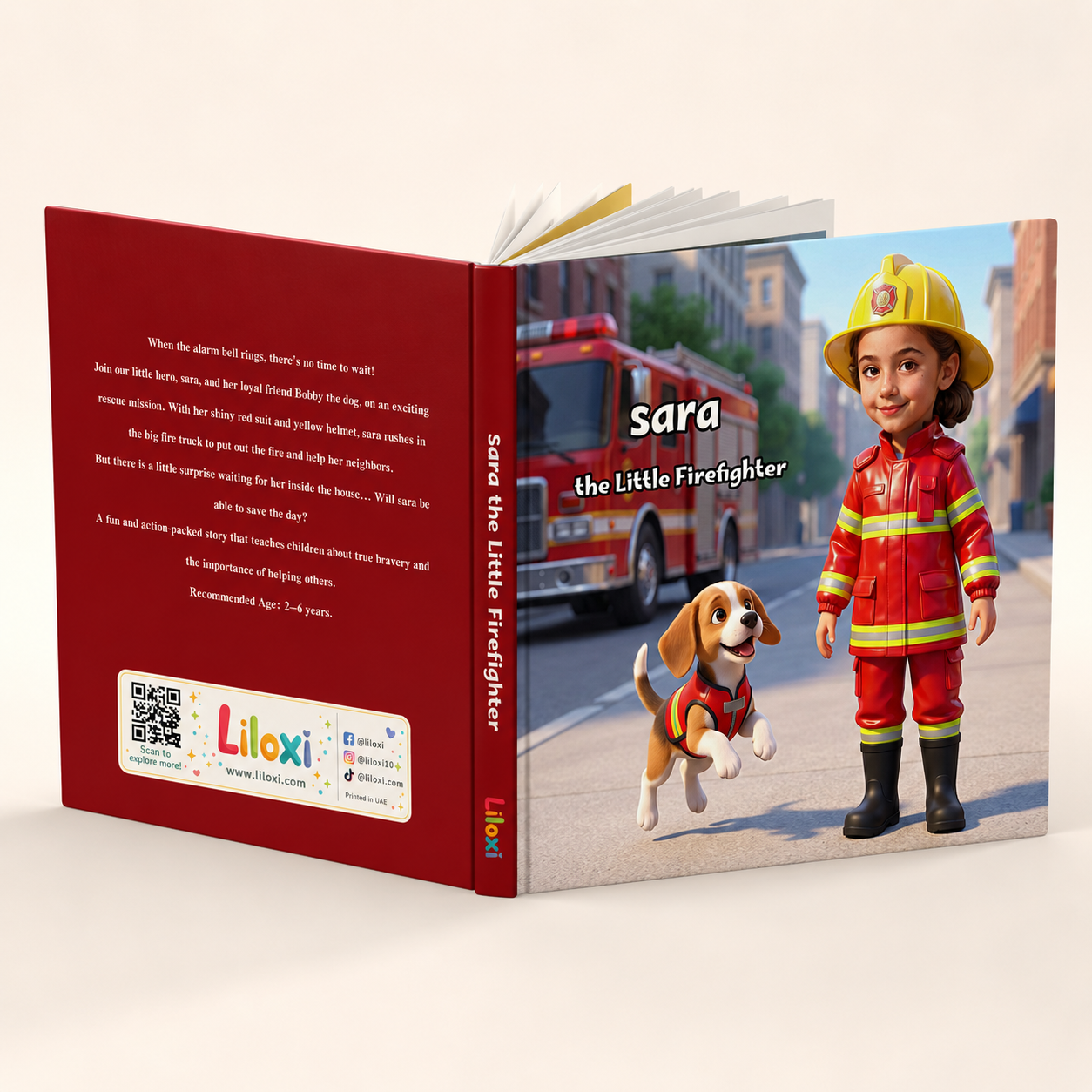 Girl the little firefighter
