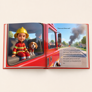 Girl the little firefighter