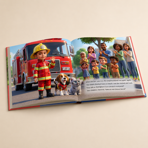 Girl the little firefighter